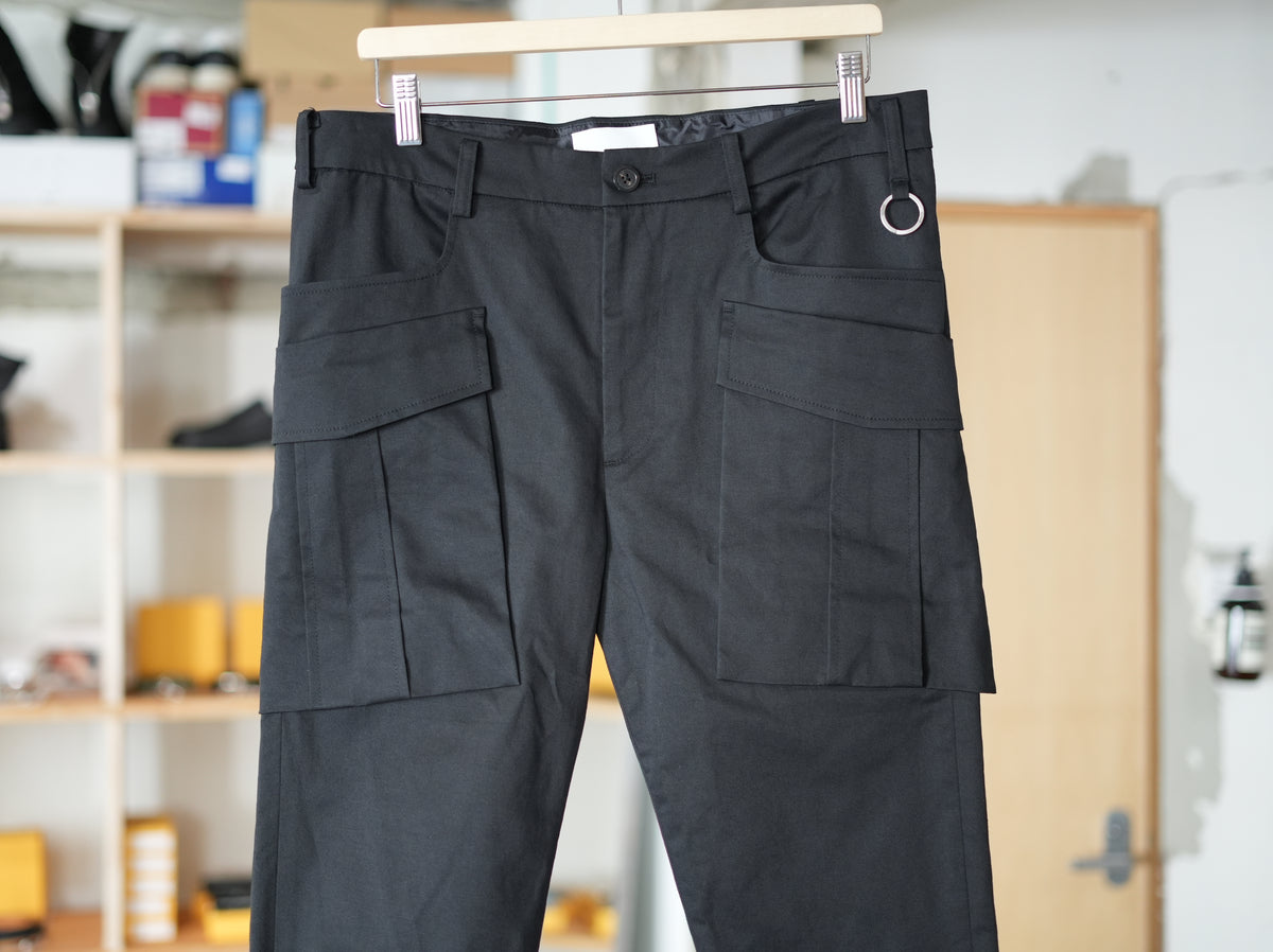 seishin / Big pocket cropped pants cotton