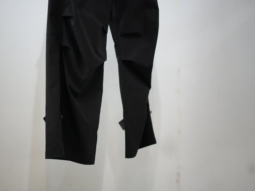 ensou. (エンソウ) / Double Front Derby Pants a. Black