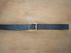BISOWN ( ビソウン ) / LIZARD CLASSIC SQUARE BELT BLACK