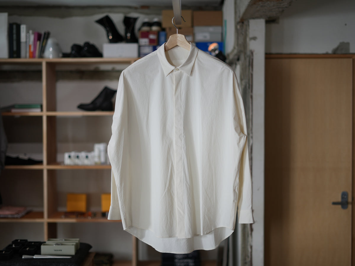 seishin / BALLOON SHIRTS White
