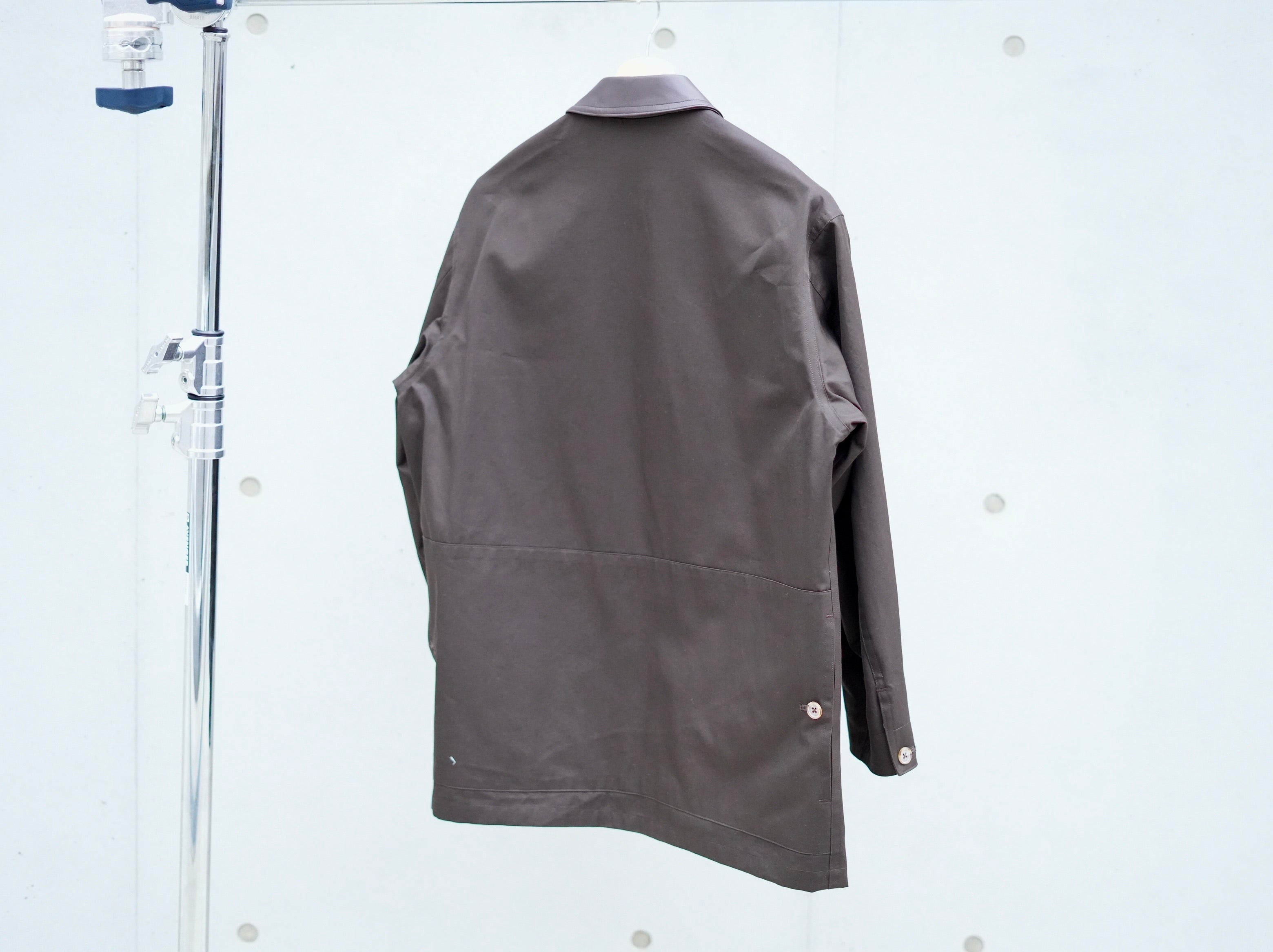 BISOWN (ビソウン) コットンギャバ ハンティングジャケット MAROON