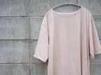 BISOWN (ビソウン) / 120/2 COTTON CREWNECK TEE SMOKE PINK