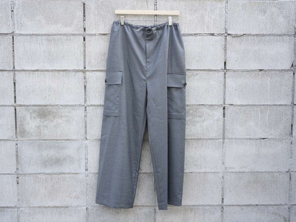 BISOWN ( ビソウン ) / BRITISH CLASSIC WOOL EASY PANTS 43 GRAY