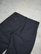 mando (マンド) wool mohair 2-tuck semi-wide pants