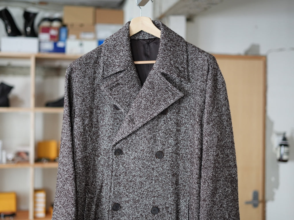 BISOWN (ビソウン) / LOOP TWEED DOUBLE BLEASTED COAT