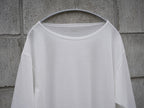 BISOWN (ビソウン) / 120/2 COTTON CREWNECK TEE WHITE