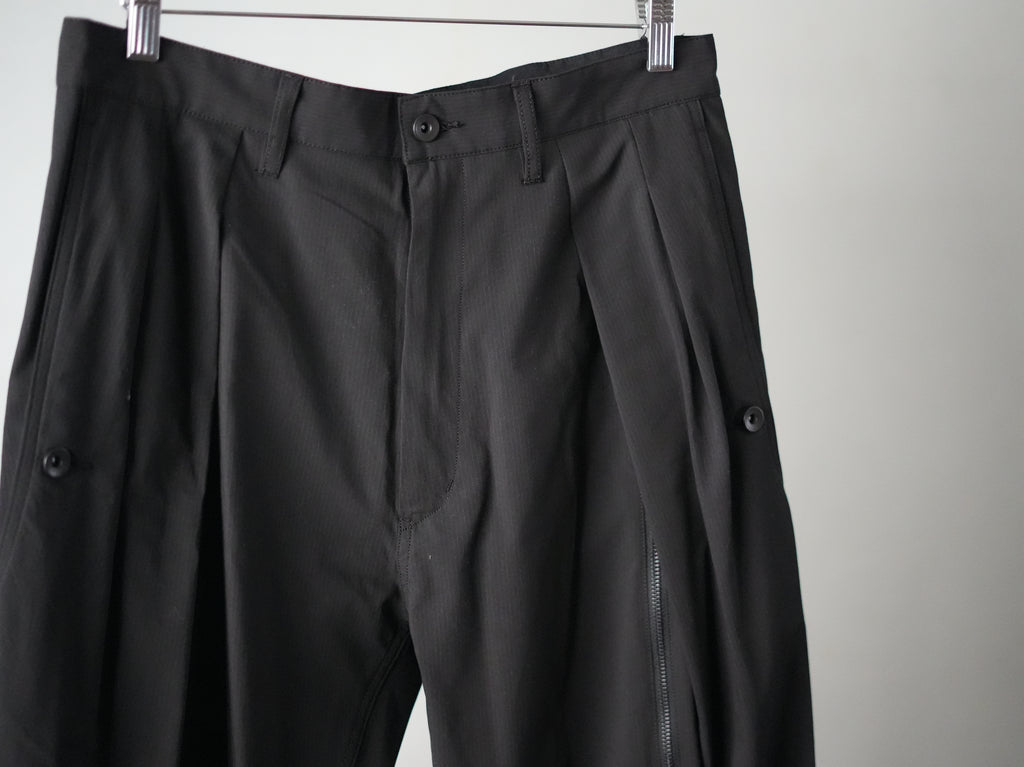 ensou (エンソウ) / Parachue Pants a.Black stripe