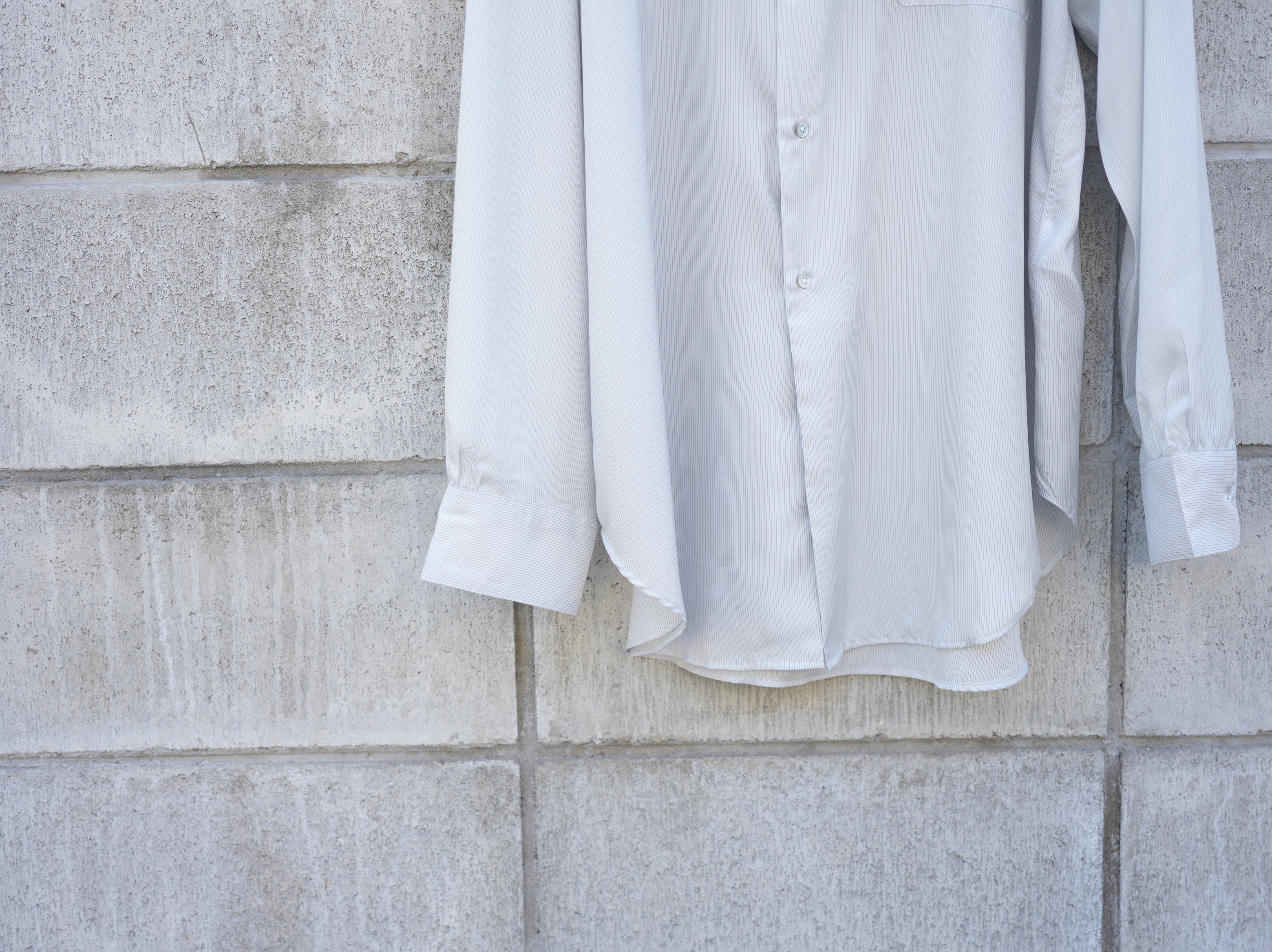BISOWN (ビソウン) /SILK OFFICER SHIRTS STRIPE