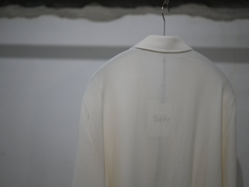 Sefr (セファー) / SENSE shirts White crepe