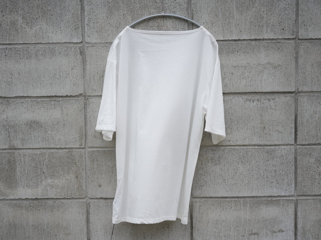 BISOWN (ビソウン) / 120/2 COTTON CREWNECK TEE WHITE