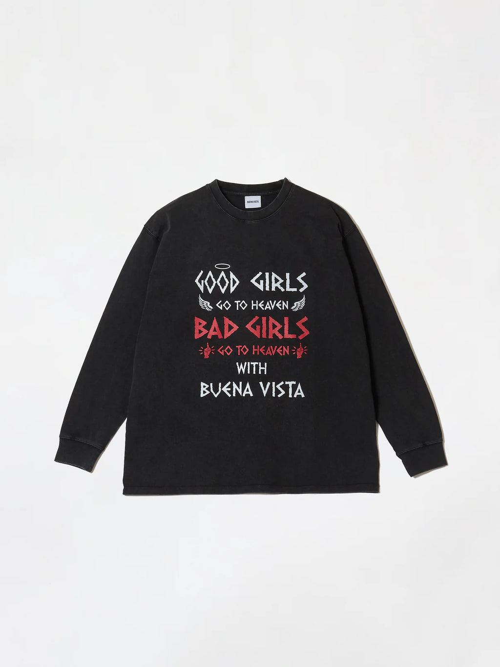 BUENA VISTA (ブエナビスタ) / Good girl bad girl pigment L/S tee