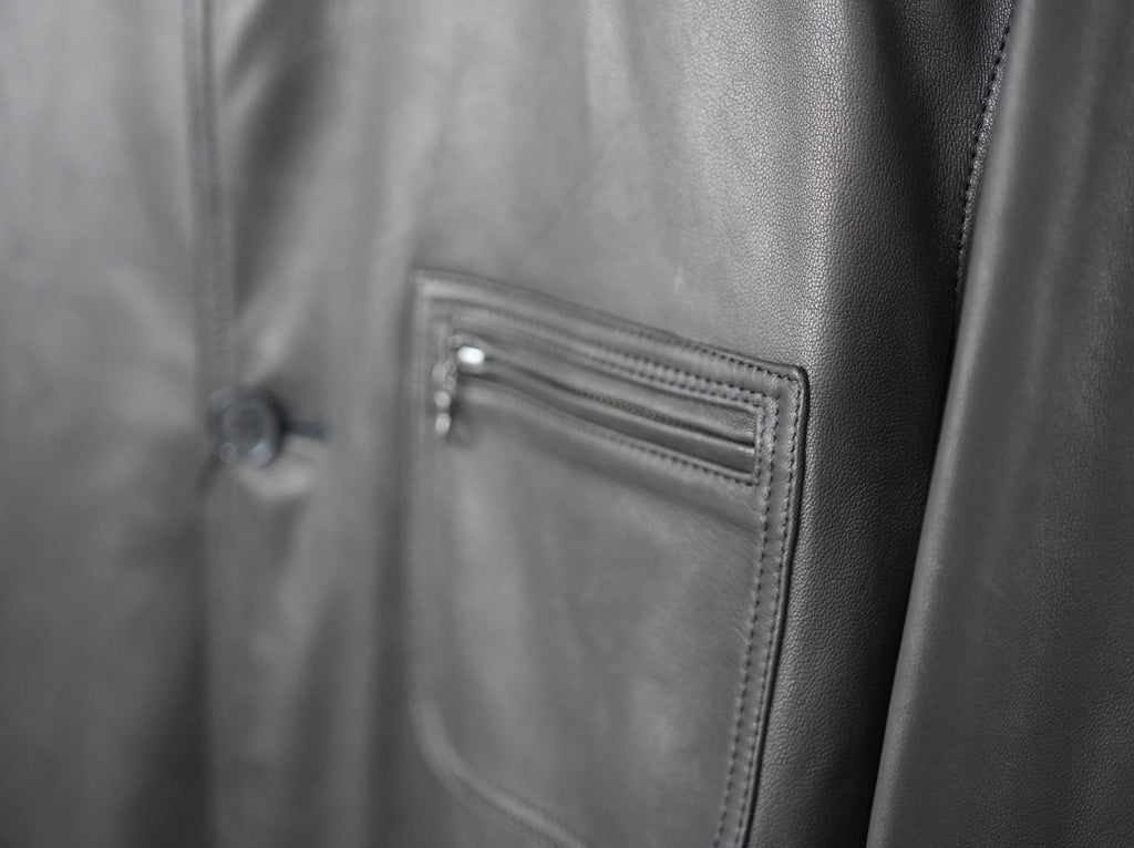BISOWN ( ビソウン ) / LUMB LEATHER HUNTING JACKET BLACK