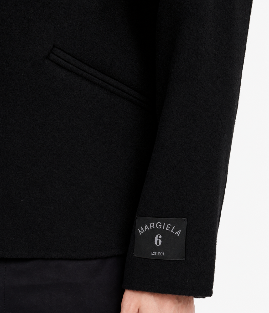 MM6 maison margiela ( エムエムシックス ) / Double Face Wool Zip Blouson Black