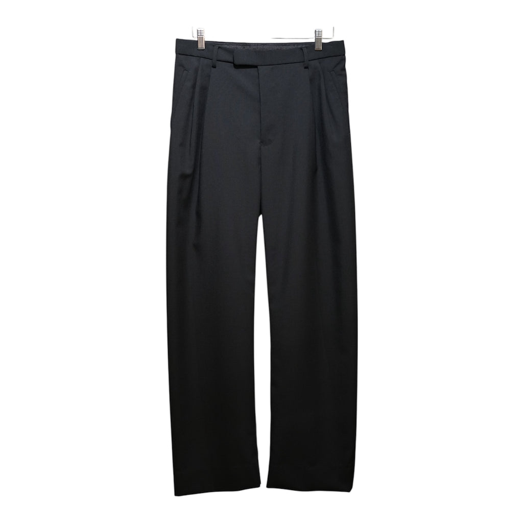 mando (マンド) wool mohair 2-tuck semi-wide pants