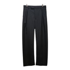 mando (マンド) wool mohair 2-tuck semi-wide pants