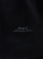 Observe (オブサーブ) / Raglan T-shirts Black