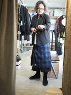 MOOUNTAIN RESEARCH (マウンテンリサーチ) / MOUNTAINEERS KILT Blue Check