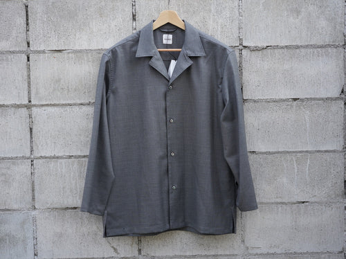BISOWN ( ビソウン ) / BRITISH CLASSIC WOOL STITCH SHIRTS GRAY