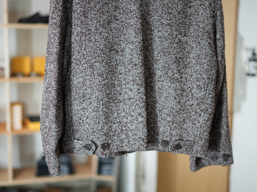 BISOWN (ビソウン) / LOOP TWEED SEAM POCKET BLOUSON