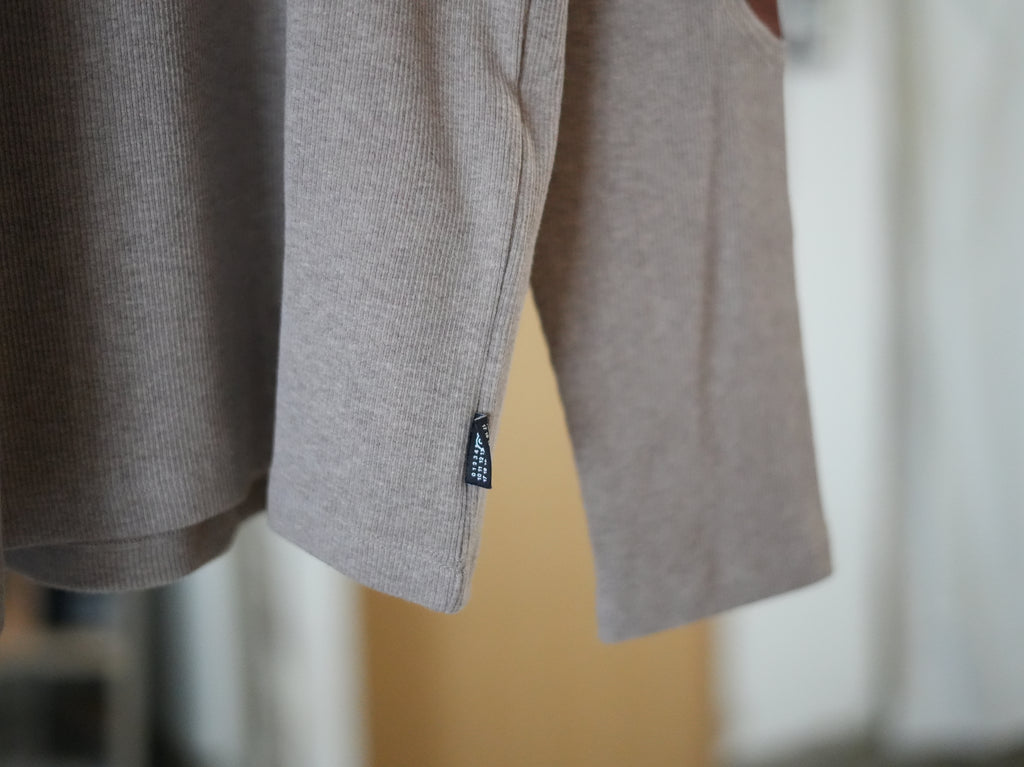 MM6 maison margiela ( エムエムシックス ) / WOOL BLEND RIB JERSEY Long-sleeved Top