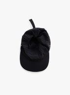 Observe (オブサーブ) / Crinkle Nylon logo cap Black