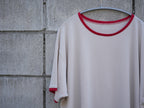BISOWN (ビソウン) / PIMA MOKLODI RINGER TEE STONE × RED