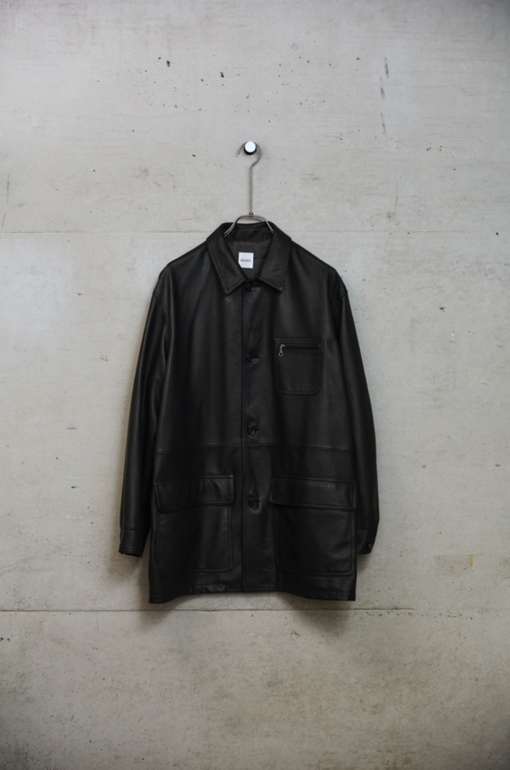 BISOWN ( ビソウン ) / LUMB LEATHER HUNTING JACKET BLACK
