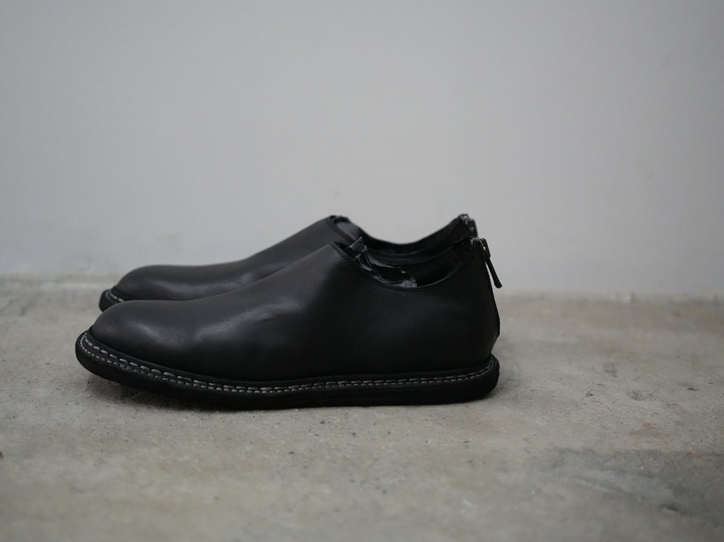 GUIDI (グイディ) / バックジップスリッポン  BACK ZIP SHOES 9900_N HORSE FULLGRAIN