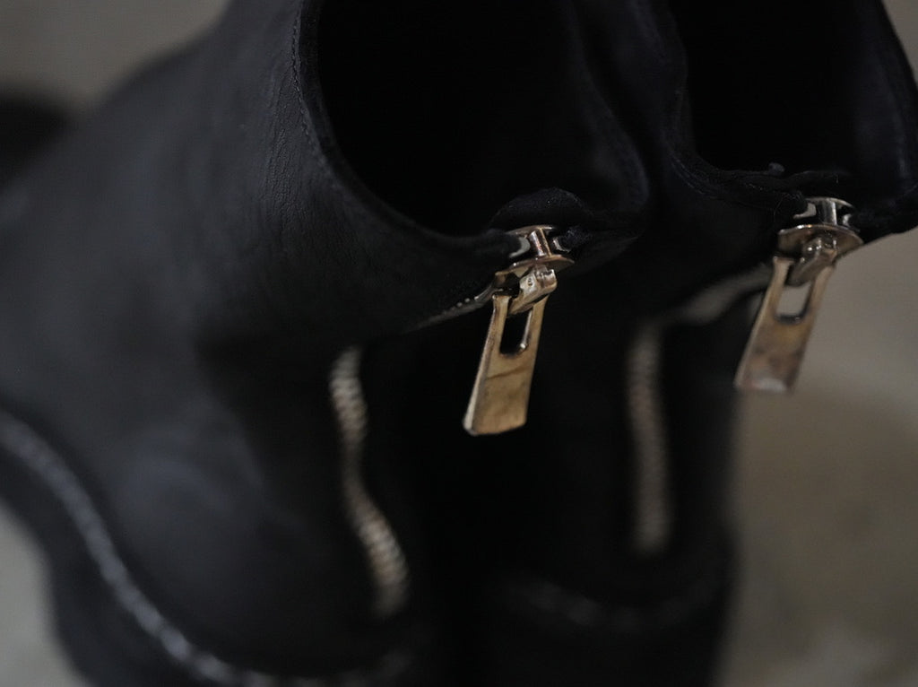 GUIDI(グイディ) / バックジップブーツ BACK ZIP BOOT SOLE RUBBER 796 V_N HORSE FULLGRAIN