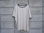BISOWN (ビソウン) / PIMA MOKLODI RINGER TEE STONE × BROWN