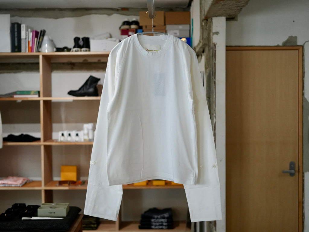 New Western Manner / Shirts Sleeve Crew neck White