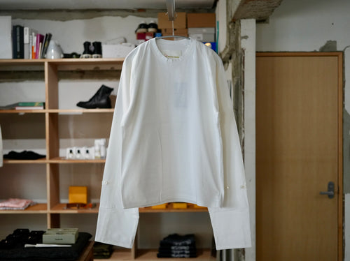 New Western Manner / Shirts Sleeve Crew neck White