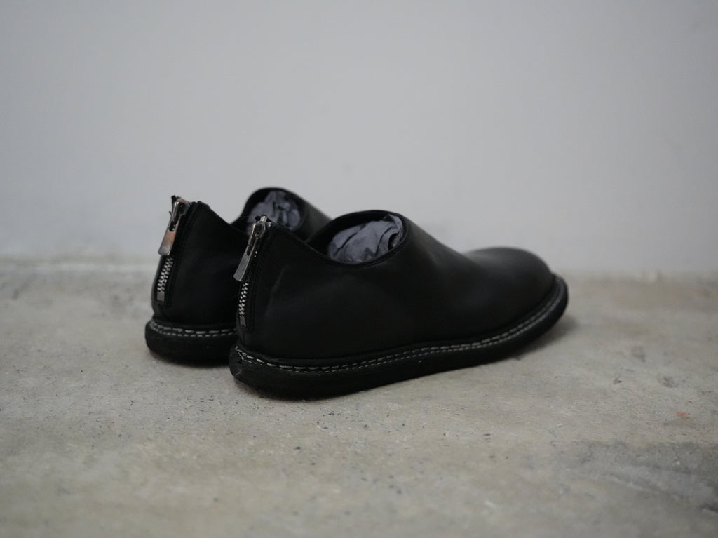 GUIDI (グイディ) / バックジップスリッポン  BACK ZIP SHOES 9900_N HORSE FULLGRAIN