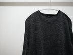 ensou. (エンソウ) / D-shaped Long Sleeve Tee a.Black