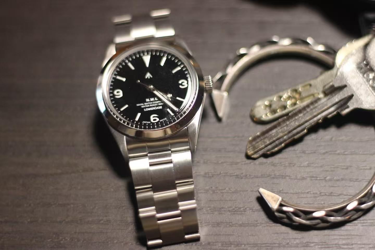 NAVAL WATCH × LOWERCASE FRXF001 36mm スウィープクォーツ ブラック