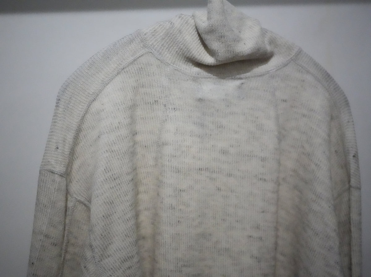 ensou. Turtle neck long Sleeve Oatmeal 7