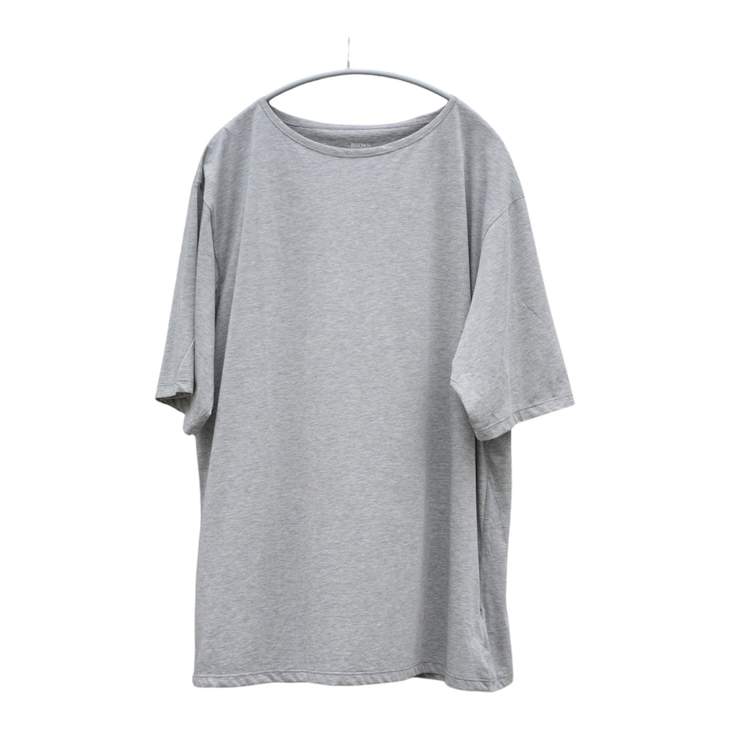 BISOWN (ビソウン) / 120/2 COTTON CREWNECK TEE TOP GRAY