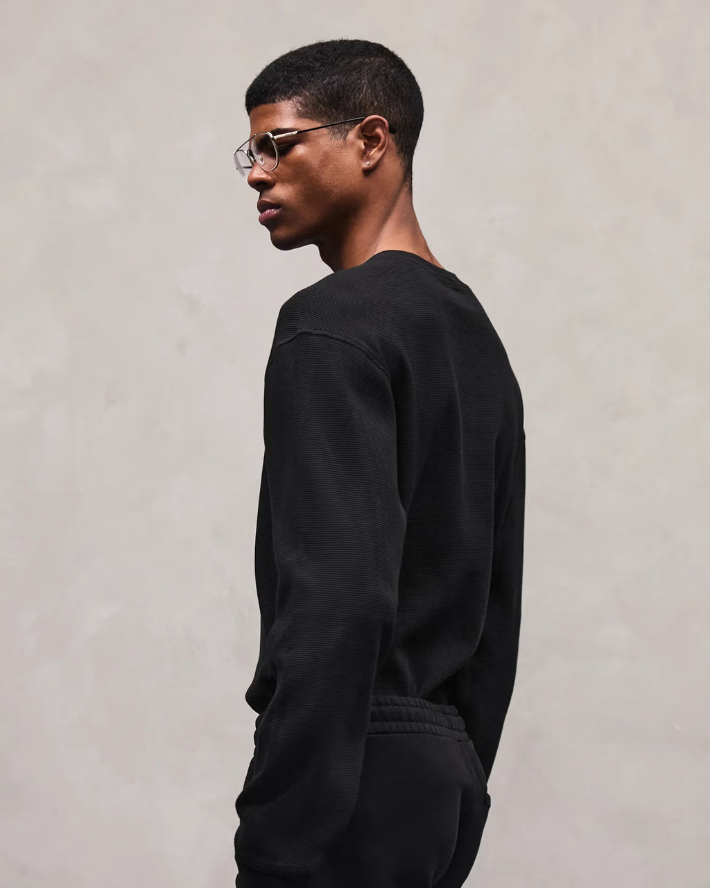 entire studios / Thermal L/S Blk
