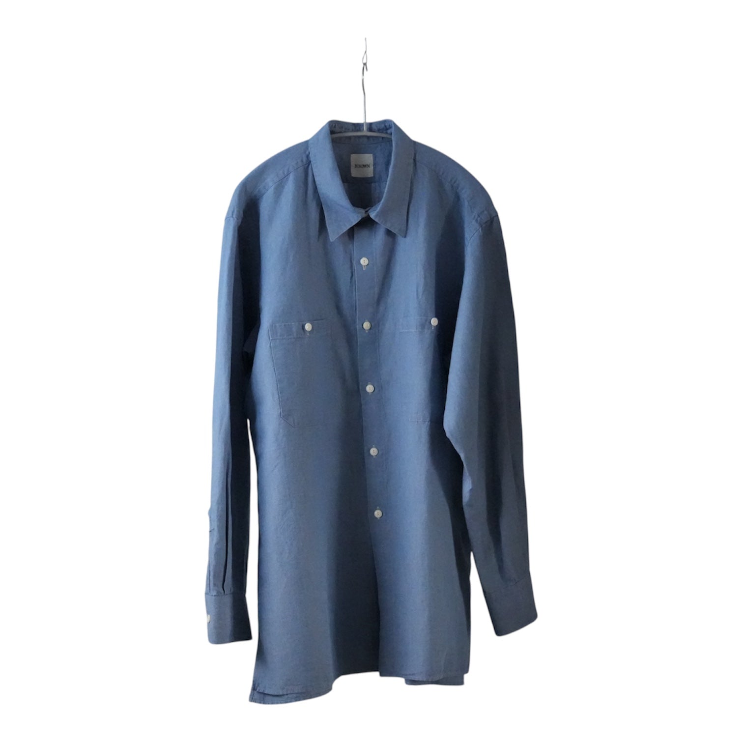bisown シャンブレーシャツ BISOWN ビソウン コットンリネン シャンブレーシャツ Light Indigo