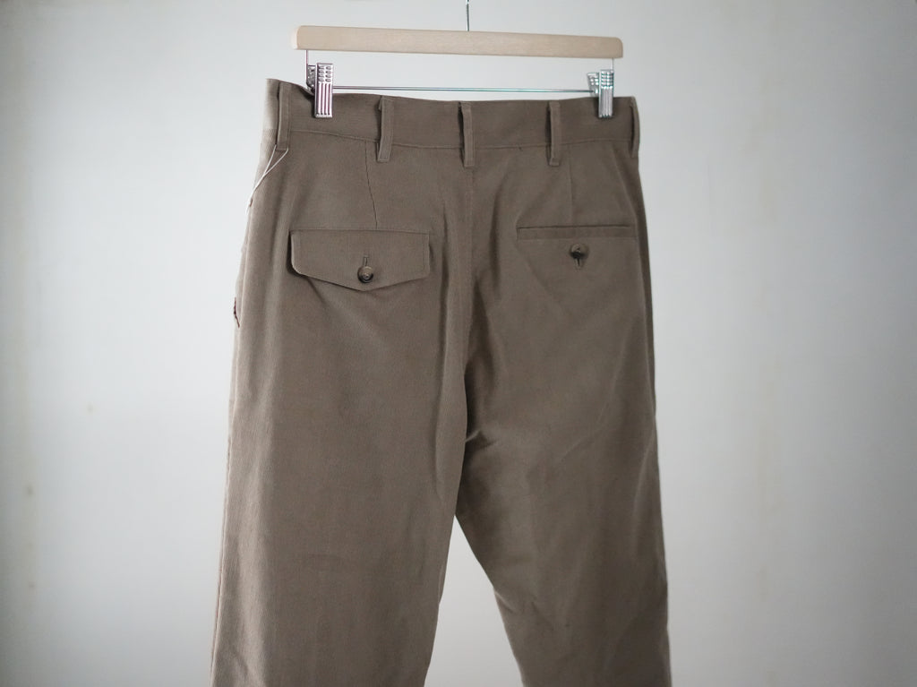 NOMA RHYTHM TEXTILE (ノーマ) / BOOTS CUT TROUSERS beige