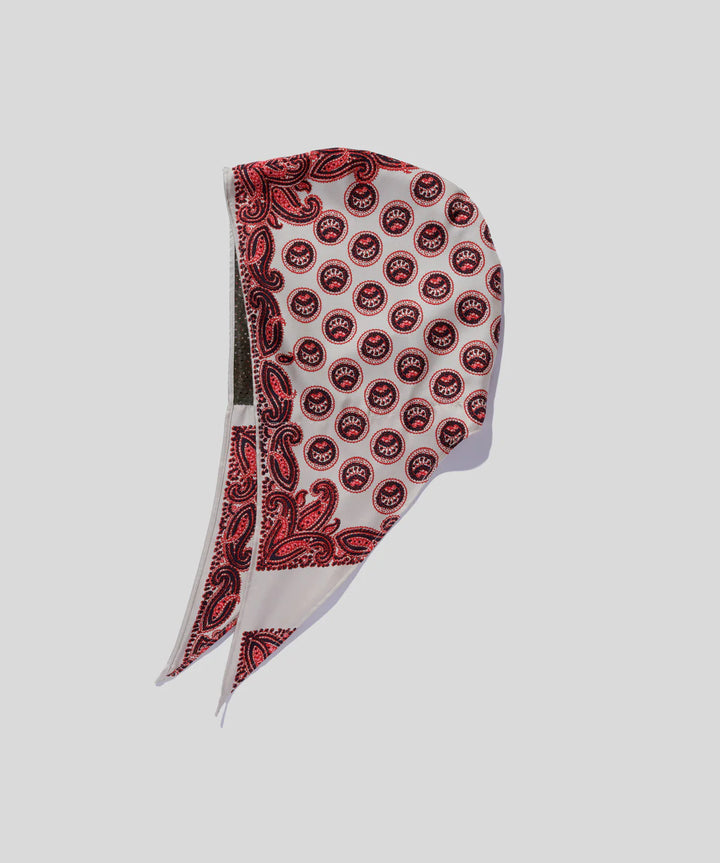 NOMA RHYTHM TEXTILE PAISLEY SILK HOODY SCARF 2
