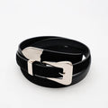 ITTI (イッチ) / Metal by The Letters SLIM WESTERN BELT STNB BLACK